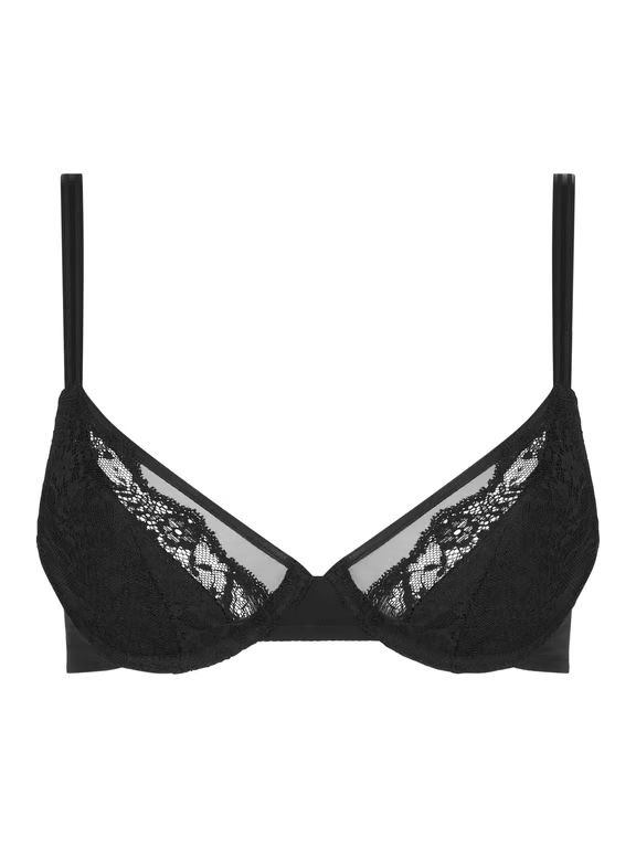 Chantelle PULP | CRUSH - Chantelle PULP Crush Plunge T-Shirt Bra Black - 2