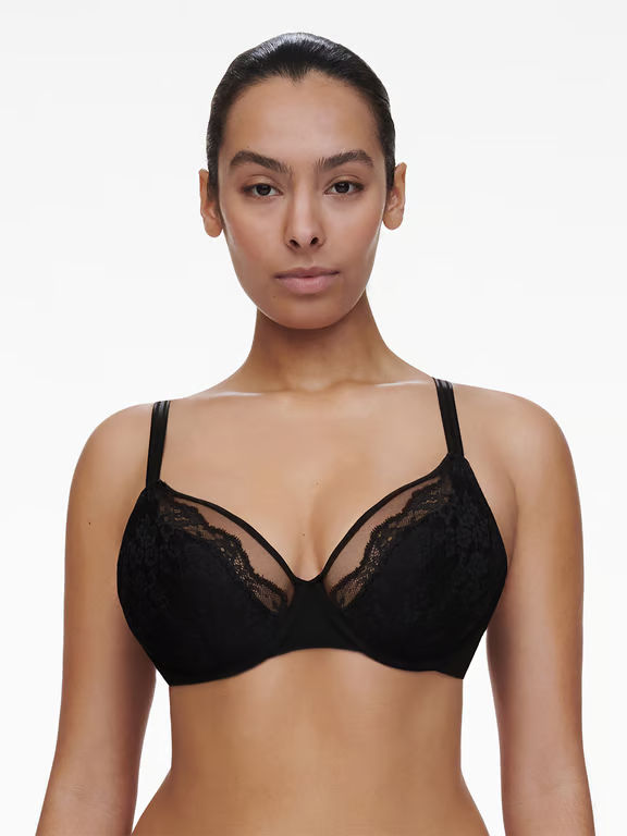 Chantelle PULP | CRUSH - Chantelle PULP Crush Plunge T-Shirt Bra Black - 1