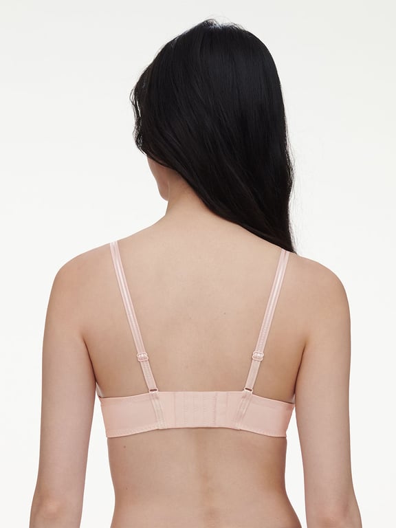 Chantelle PULP Crush Plunge T-Shirt Bra Nude Rose - 2