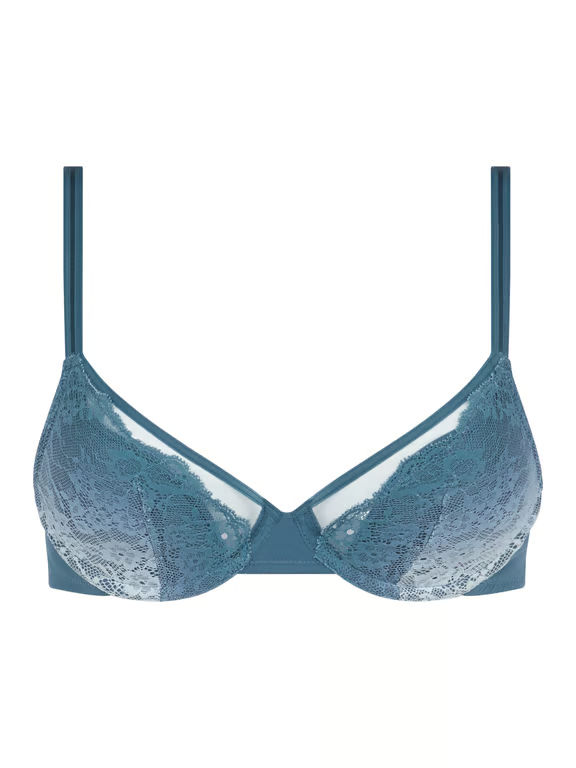Chantelle PULP | CRUSH - Chantelle PULP Crush Plunge T-Shirt Bra Blue Petrol Gradient - 2