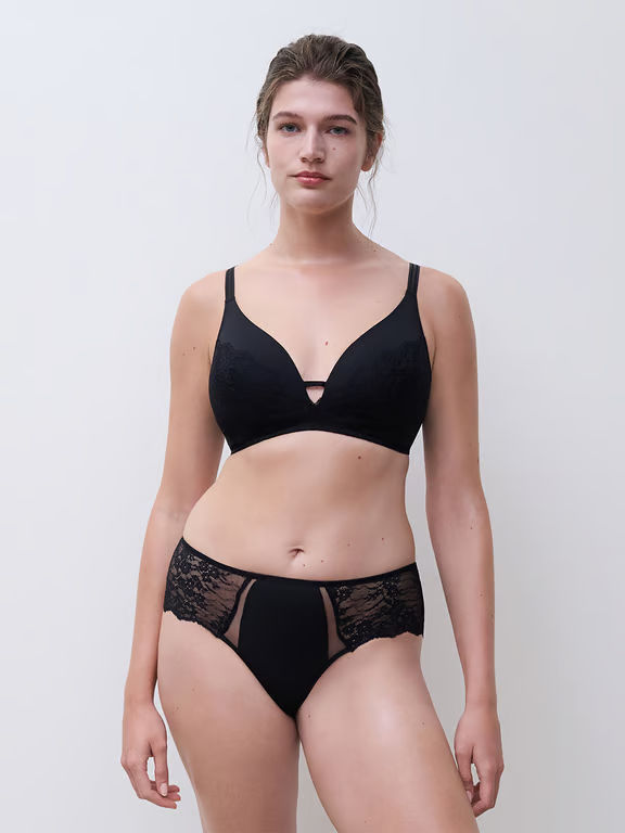 Chantelle PULP Crush Wireless T-Shirt Bra Black - 3