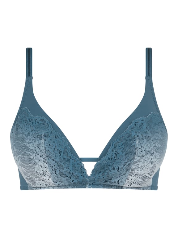 Chantelle PULP Crush Wireless T-Shirt Bra Blue Petrol Gradient - 4