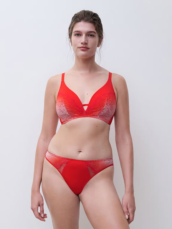 Chantelle PULP Crush Wireless T-Shirt Bra Light Orange Gradient - 3