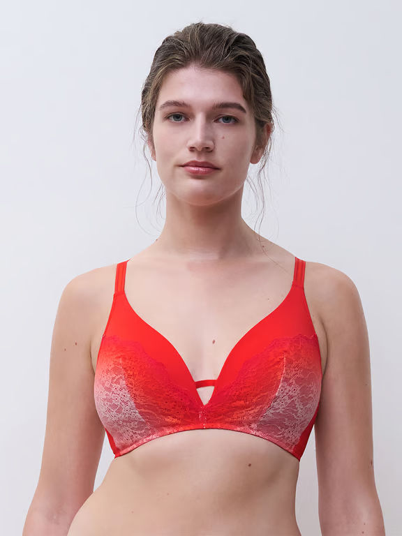 Chantelle PULP | CRUSH - Chantelle PULP Crush Wireless T-Shirt Bra Light Orange Gradient - 1