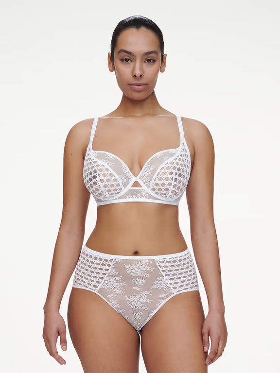 Chantelle PULP Poison Unlined Underwire Bra White - 4