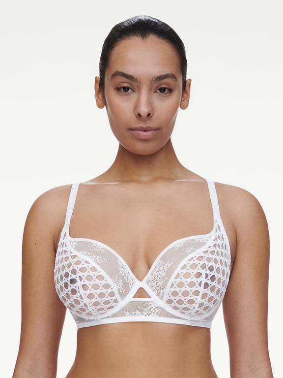 Chantelle PULP Poison Unlined Underwire Bra White - 0