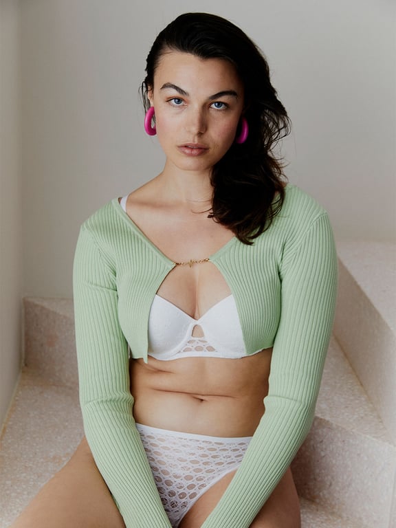 Chantelle PULP Poison Demi T-Shirt Bra White - 5