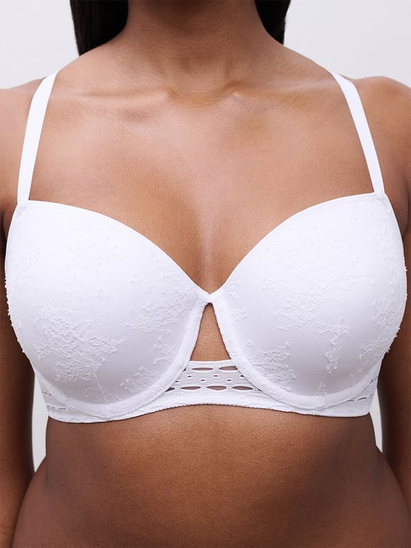 Chantelle PULP Poison Demi T-Shirt Bra White - 3
