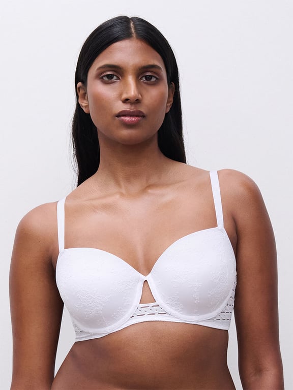 Chantelle PULP | POISON - Chantelle PULP Poison Demi T-Shirt Bra White - 1