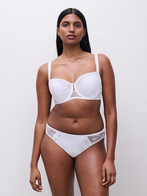Chantelle PULP Poison Lightly Lined Demi Bra White - 4