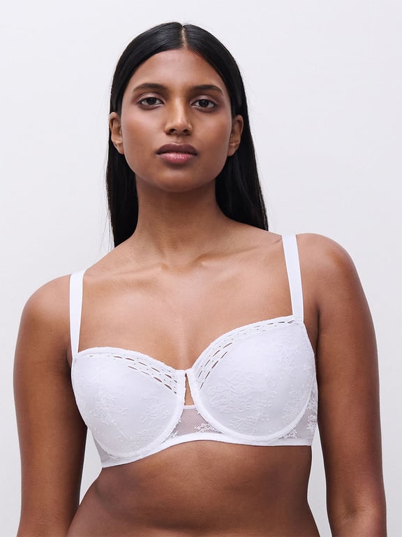 Chantelle PULP | POISON - Chantelle PULP Poison Lightly Lined Demi Bra White - 1