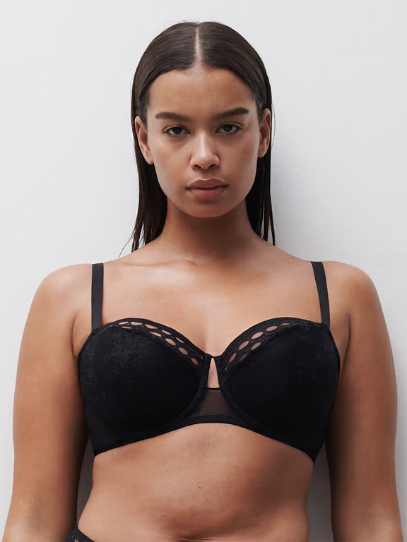 Chantelle PULP | POISON - Chantelle PULP Poison Lightly Lined Demi Bra Black - 1