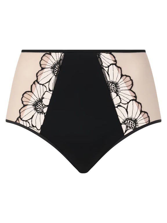 Chantelle PULP Lush High Waist Full Brief Black/Rose - 1