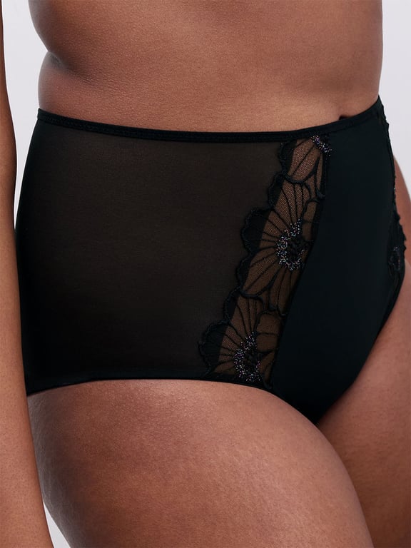 Chantelle PULP Lush High Waist Full Brief Festive Black - 3