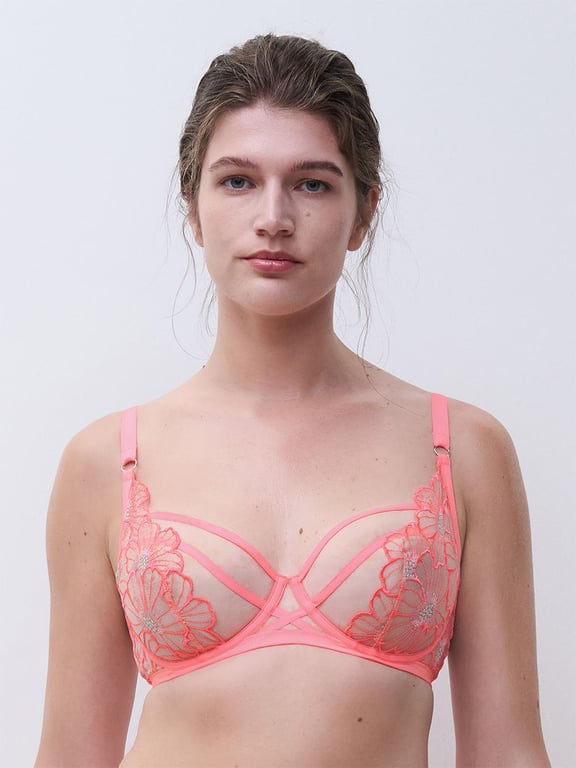 Chantelle PULP Lush Unlined Underwire Bra Bubblegum - 0