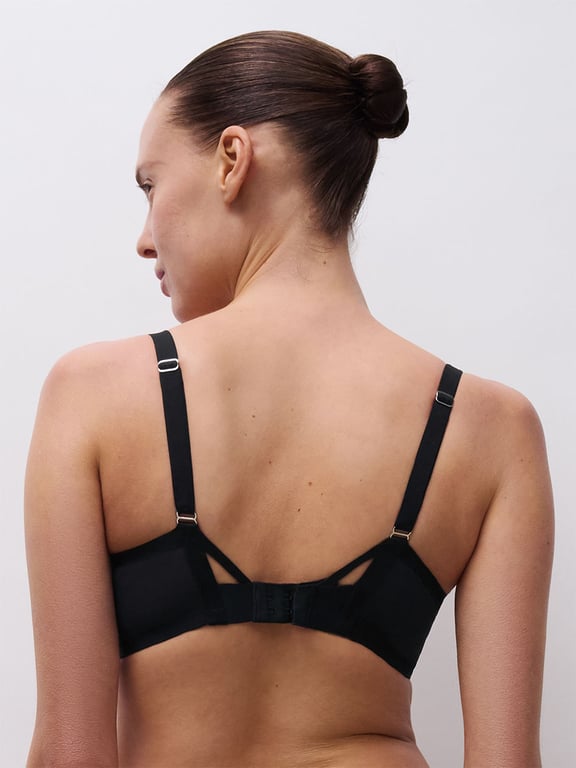 Chantelle PULP Lush Unlined Demi Bra Festive Black - 2