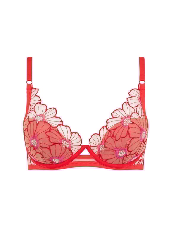 Chantelle PULP | LUSH - Chantelle PULP Lush Plunge T-Shirt Bra Vivid Flower - 2