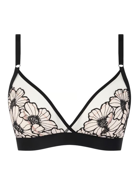 Chantelle PULP Lush Wireless Bralette Black/Rose - 1