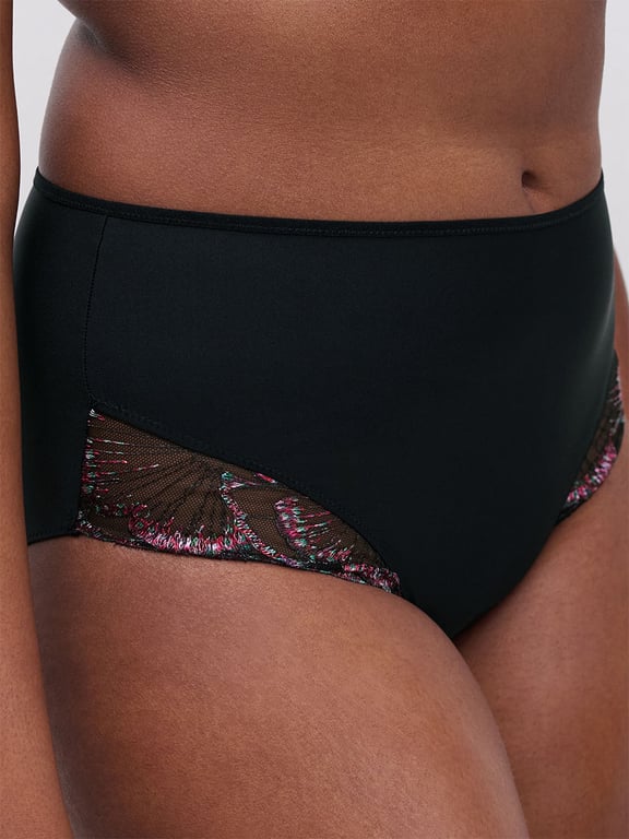 Chantelle PULP Lily High Waist Full Brief Romantic Black - 3
