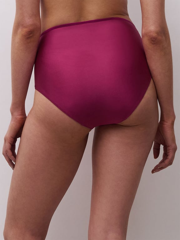 Chantelle PULP Lily High Waist Full Brief Dark Fuchsia Multico - 2