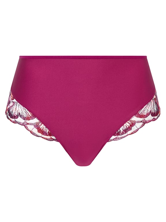 Chantelle PULP Lily High Waist Full Brief Dark Fuchsia Multico - 1