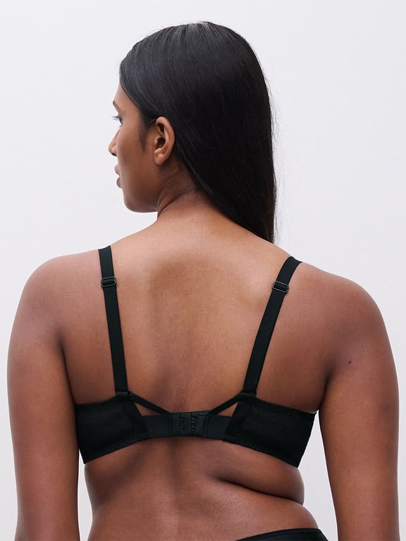 Chantelle PULP Lily Full Coverage Lace Unlined Underwire Bra Romantic Black - 3