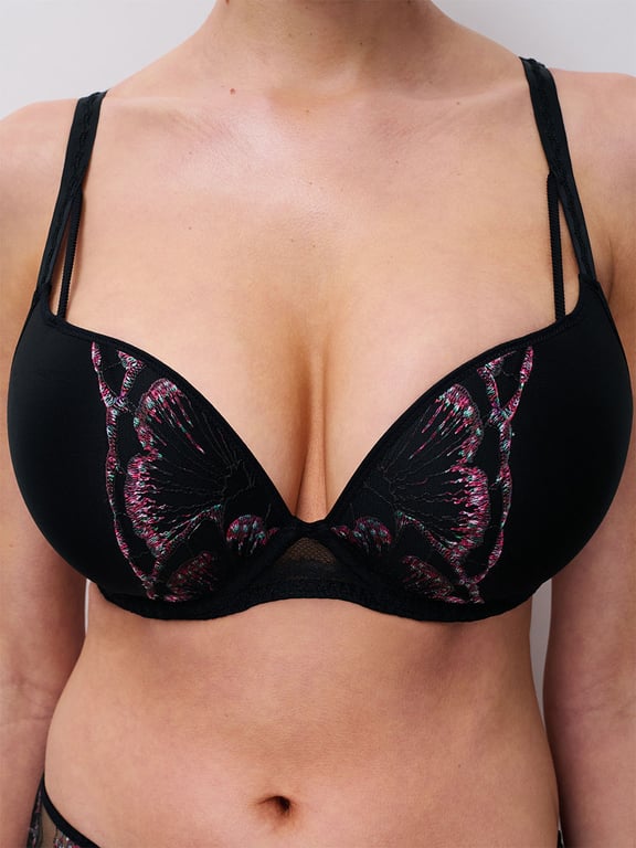 Chantelle PULP Lily Push-Up Bra Romantic Black - 3