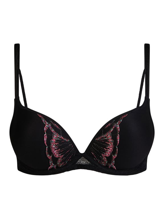 Chantelle PULP Lily Push-Up Bra Romantic Black - 1