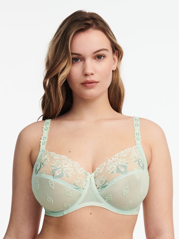 Champs Elysées Full Coverage Unlined Bra Green Lily Multico - 0