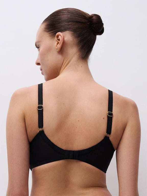 Champs Elysees Lace Full Coverage Unlined Bra Black Jewels - 3