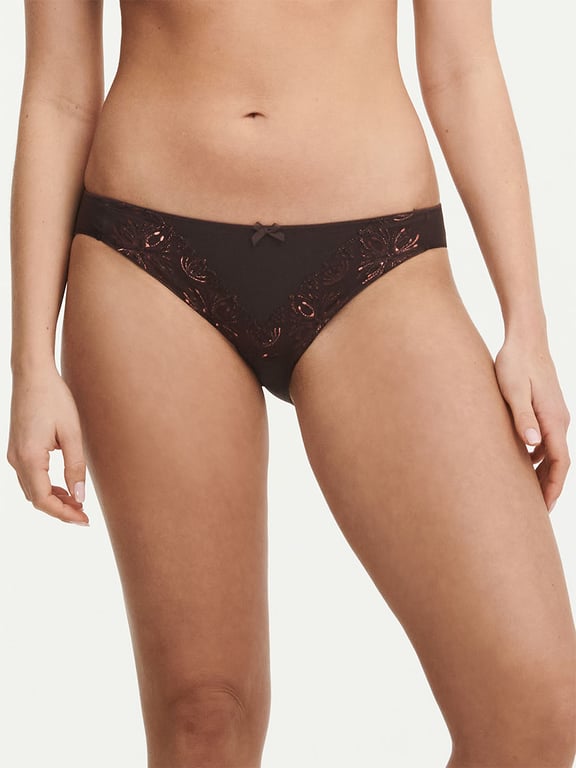 Chantelle | Champs Elysées - Champs Elysees Bikini Glossy Brown - 1