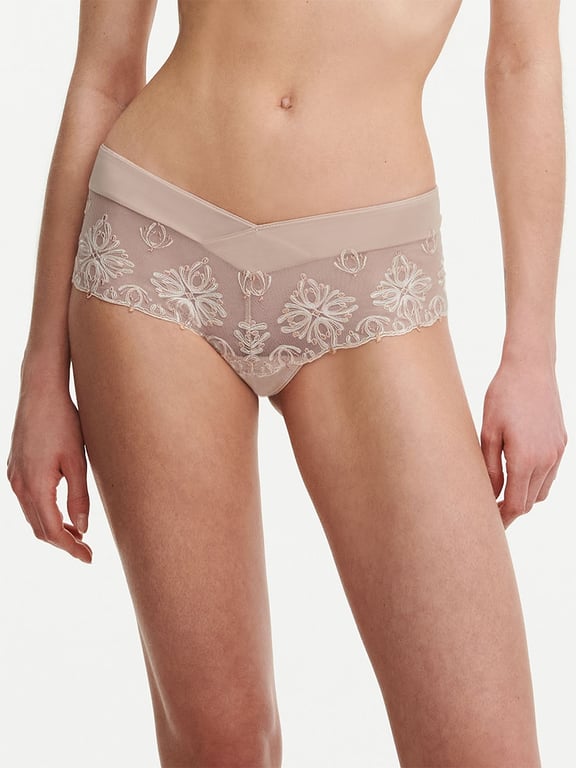 Champs Elysées Lace Hipster Nude Cappuccino - 0