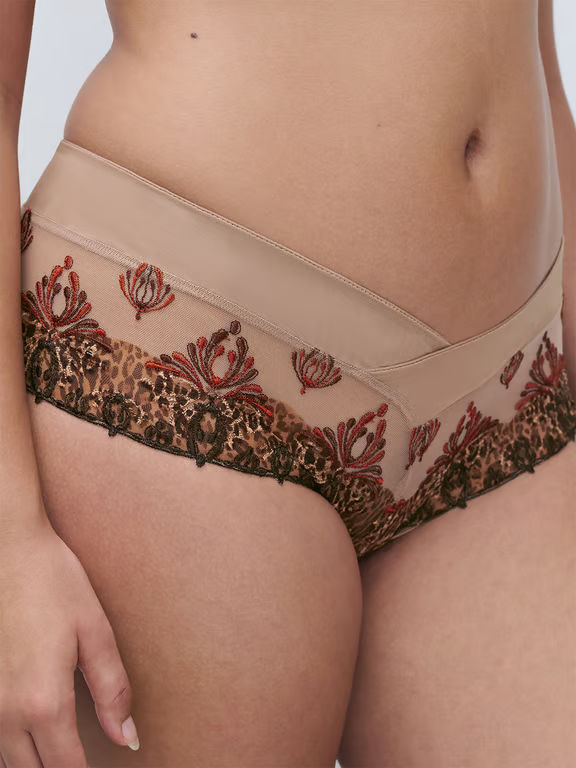 Champs Elysees Lace Hipster Feline Print - 3