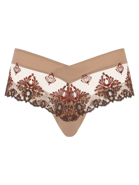 Champs Elysees Lace Hipster Feline Print - 1