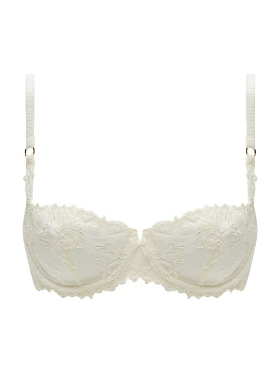Chantelle | Champs Elysées - Champs Elysées Lace Unlined Demi Bra Ivory - 2