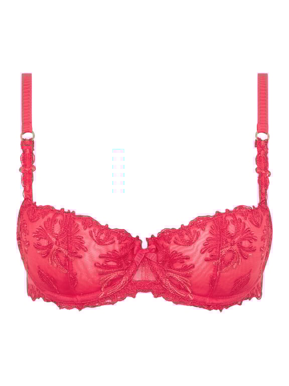 Chantelle | CHAMPS ELYSEES - Champs Elysees Lace Unlined Demi Bra Sweet Velvet - 2