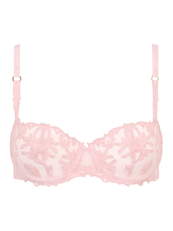 Chantelle | Champs Elysees - Champs Elysées Lace Unlined Demi Bra Pink Cloud - 2