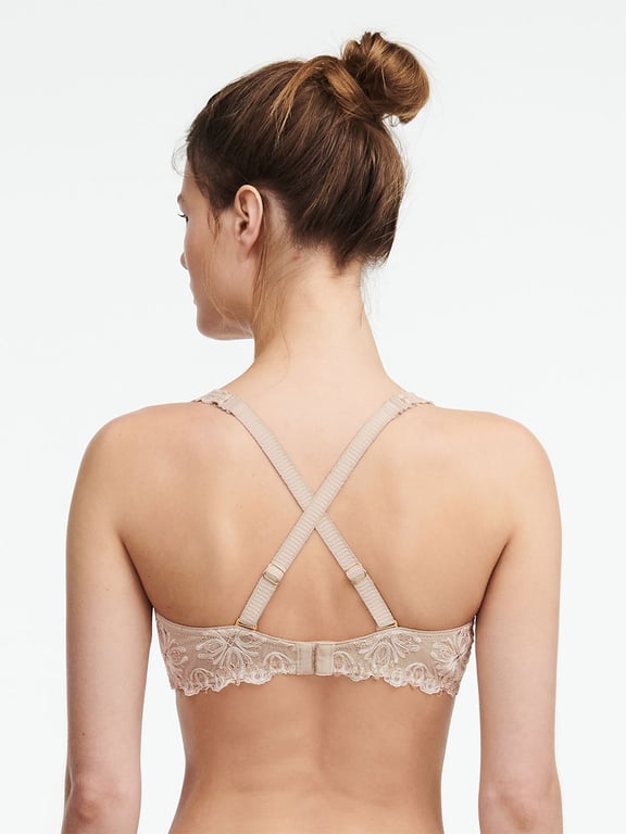 Chantelle Champs Élysées Smooth Custom Fit Bra in Nude Cappuccino (97) -  Busted Bra Shop