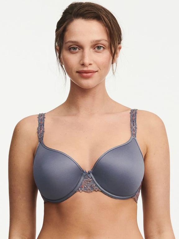 Chantelle | Champs Elysées - Champs Elysées Smooth Custom Fit Bra Slate Grey - 1