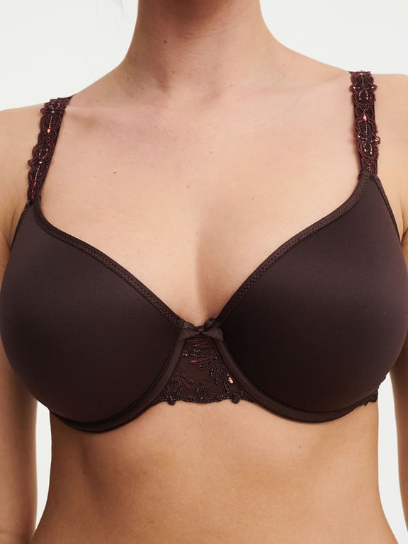 Champs Elysées Smooth Custom Fit Bra Glossy Brown - 2