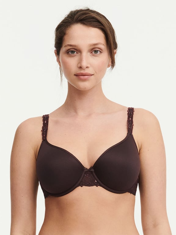 Champs Elysées Smooth Custom Fit Bra Glossy Brown - 0