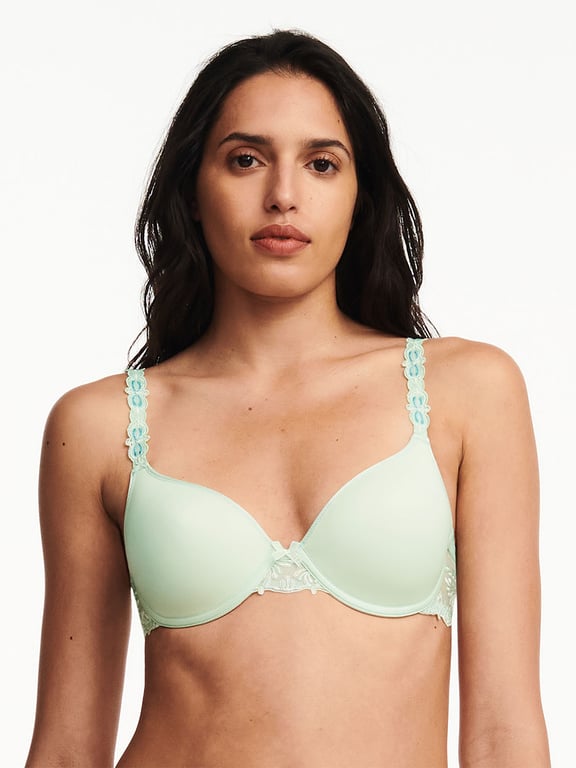 Chantelle | Champs Elysées - Champs Elysées Smooth Custom Fit Bra Green Lily Multico - 1