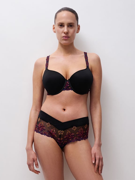 Champs Elysees Smooth Custom Fit T-Shirt Bra Black Jewels - 5