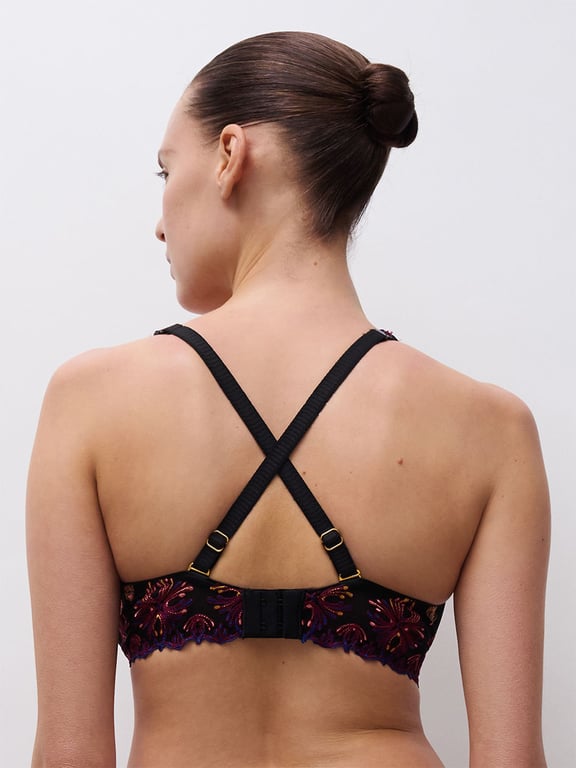 Champs Elysees Smooth Custom Fit T-Shirt Bra Black Jewels - 3