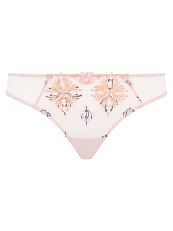 Chantelle | CHAMPS ELYSEES - Champs Elysees Lace Thong Waterlily Pink Multico - 2
