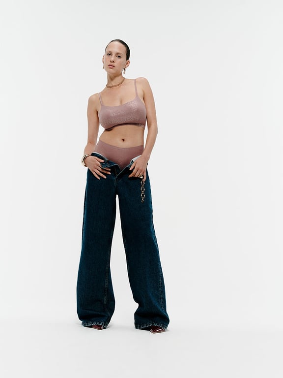 Softstretch Hipster Pink Leo Shimmer - 4