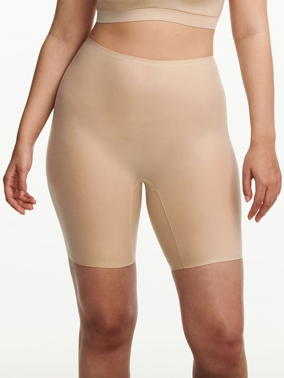Chantelle Smooth Comfort Light Shaping High Waisted Shorts, Clay