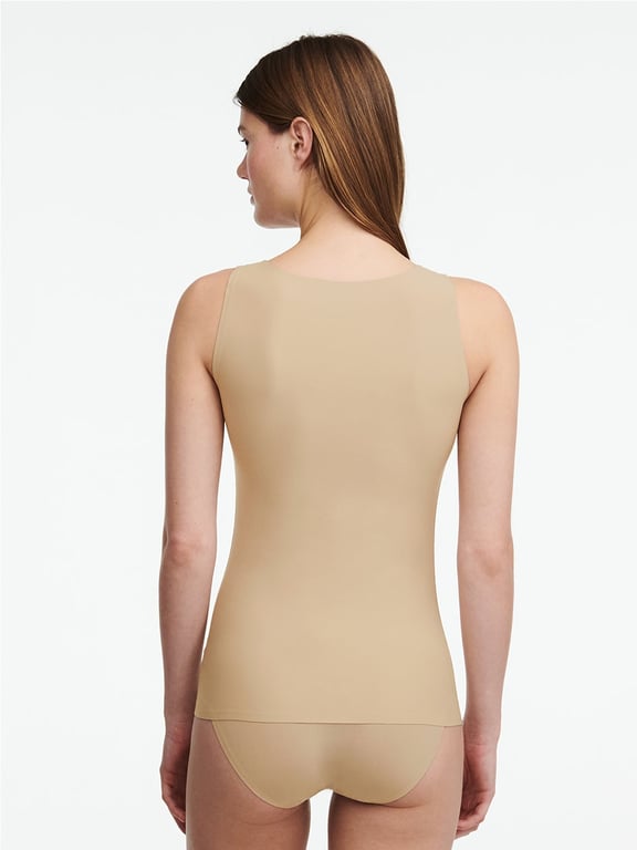 SoftStretch Smooth Tank Top Nude Sand - 1