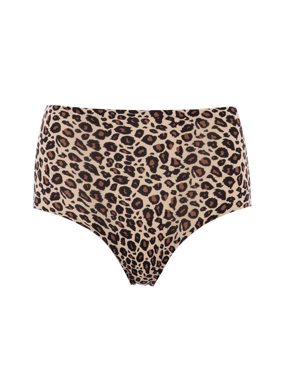 SoftStretch Brief Leopard Nude - 1