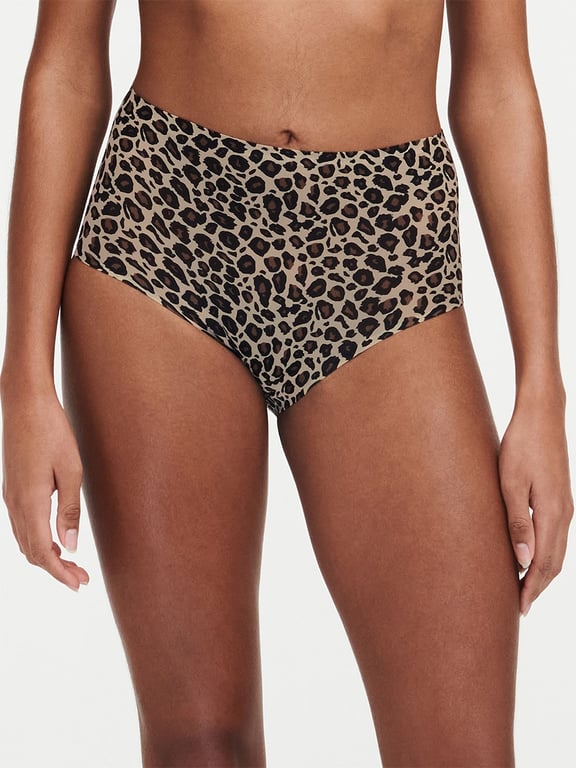 SoftStretch Brief Leopard Nude - 0